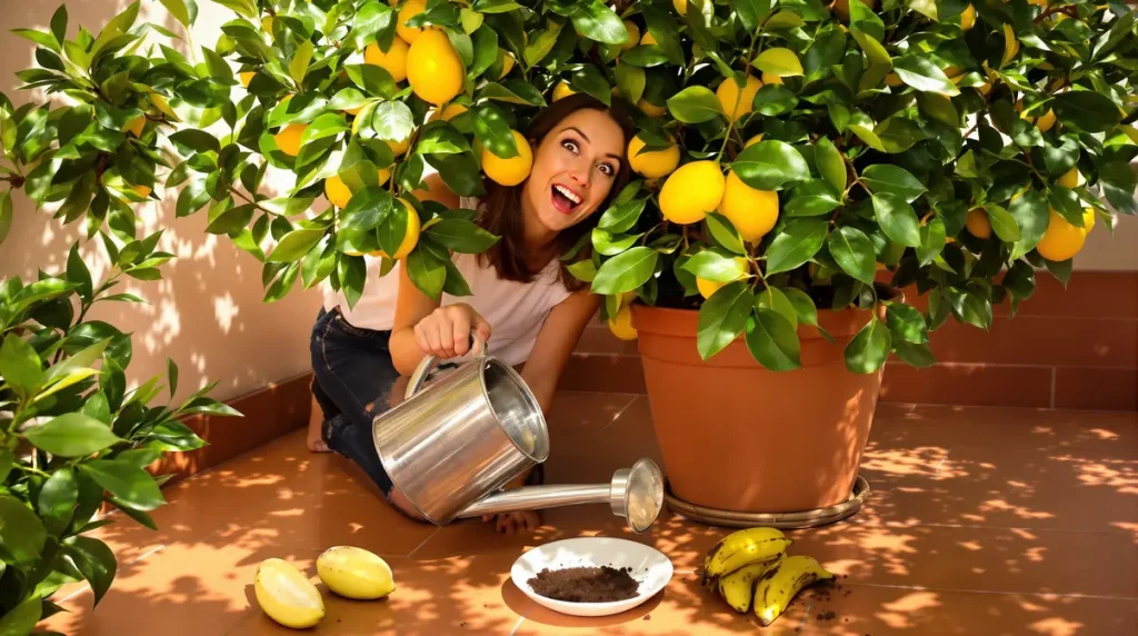 Citronnier : dès le 15 mars, ajoutez cet ingrédient de cuisine et il doublera de volume