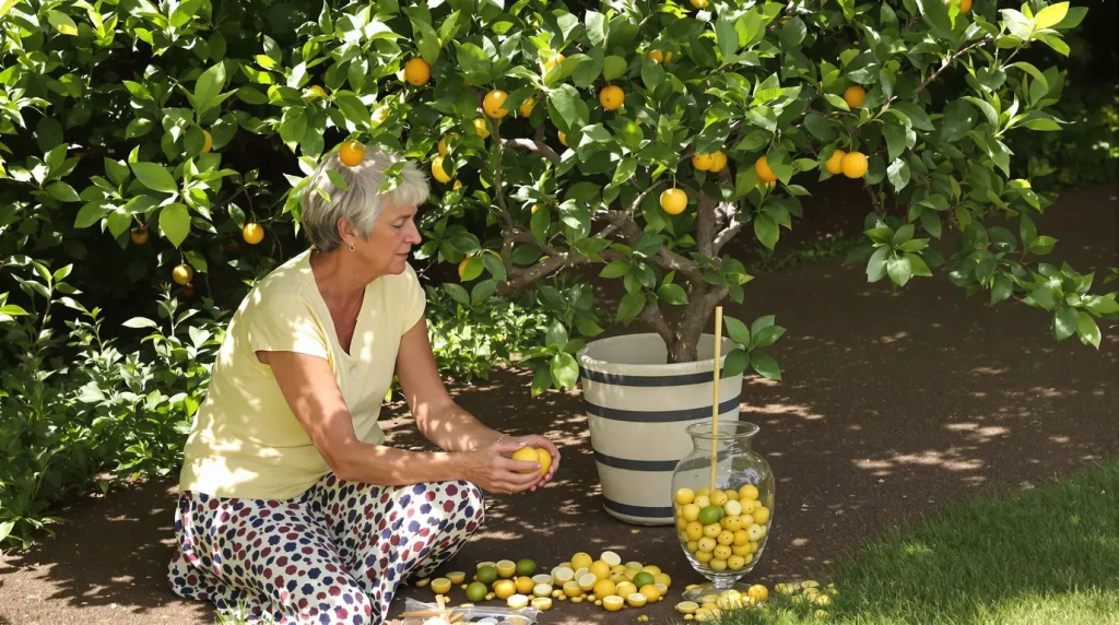 Citronnier : dès le 15 mars, ajoutez-lui cet ingrédient de cuisine et il va doubler de volume