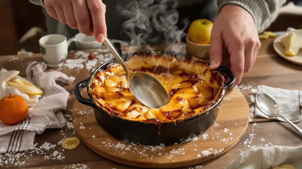 « Je n'ose plus servir d'autres desserts quand j'ai des invités en hiver » : le clafoutis express qui a transformé mes fins de repas en famille