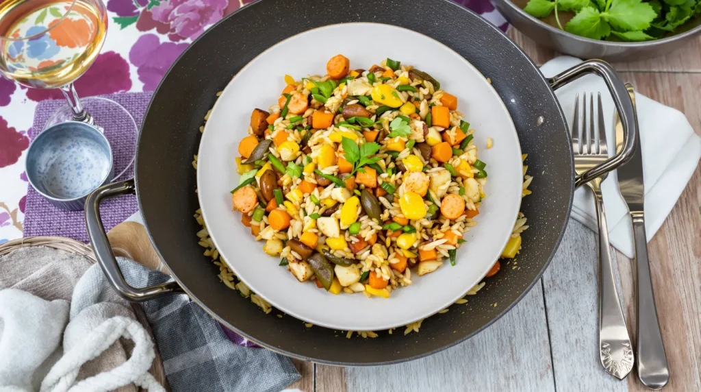 Je prépare ce riz sauté carotte-poireau à la sauce soja dès que je veux un dîner healthy et express